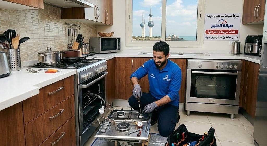 شركة صيانة طباخات بالكويت – خدمات احترافية لإصلاح جميع أنواع الأفران